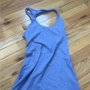 lululemon athletica Heather Blue Tank Top